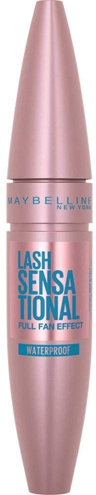 Maybelline New York, Máscara de Pestañas Volumen Waterproof, Lash Sensational
